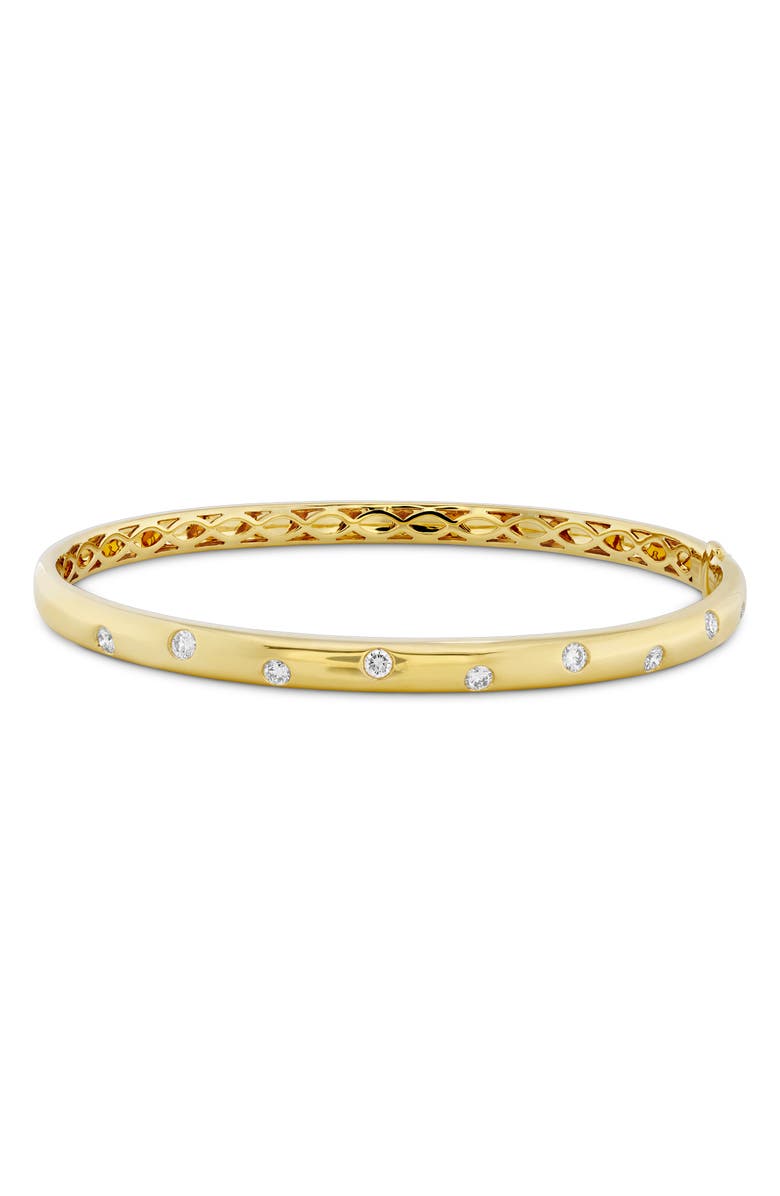 Mémoire Diamond Bangle Bracelet, Main, color, Yellow Gold