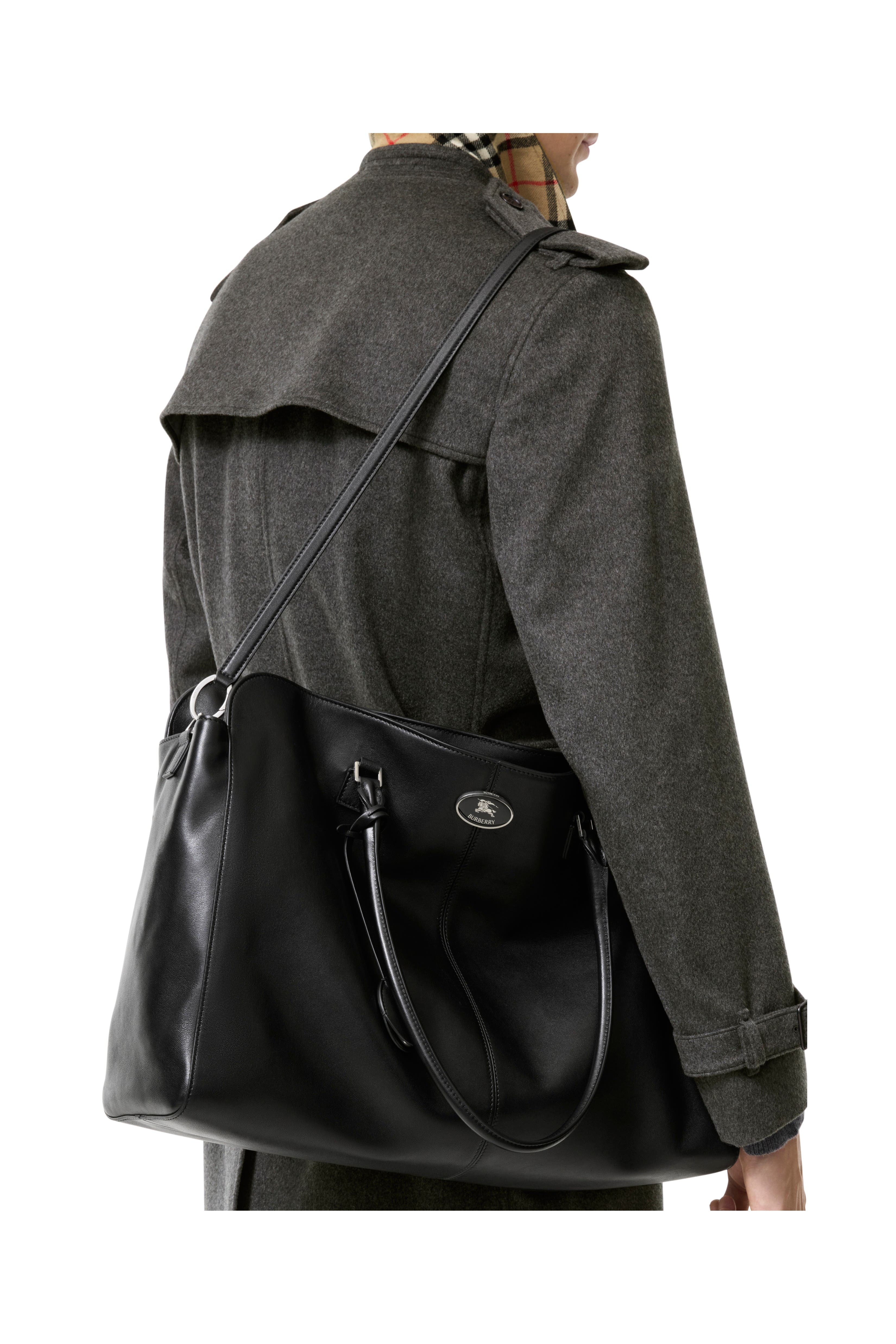 Knight Stamp Tote Bag, Alternate, color, Black