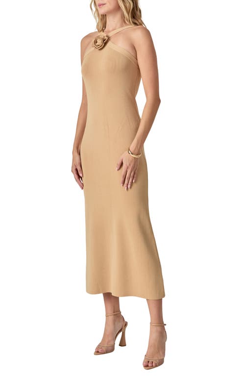 Endless Rose Rosette Knit Maxi Dress