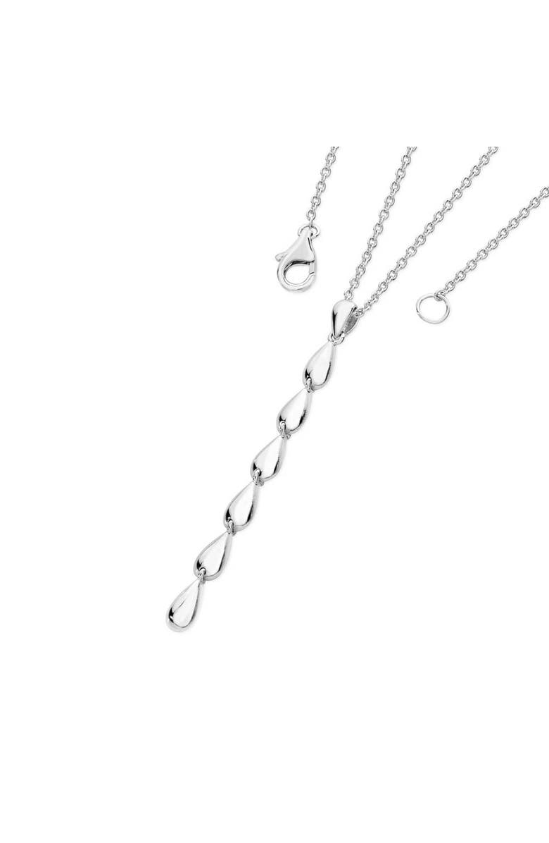 Lucy Quartermaine Long Tear Drop Pendant, Main, color, Sterling Silver