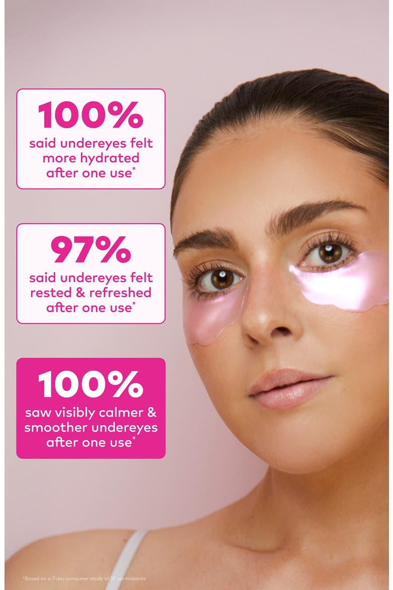 Calming Clouds Cherry Hydrogel Undereye Masks, Alternate, color, NONE