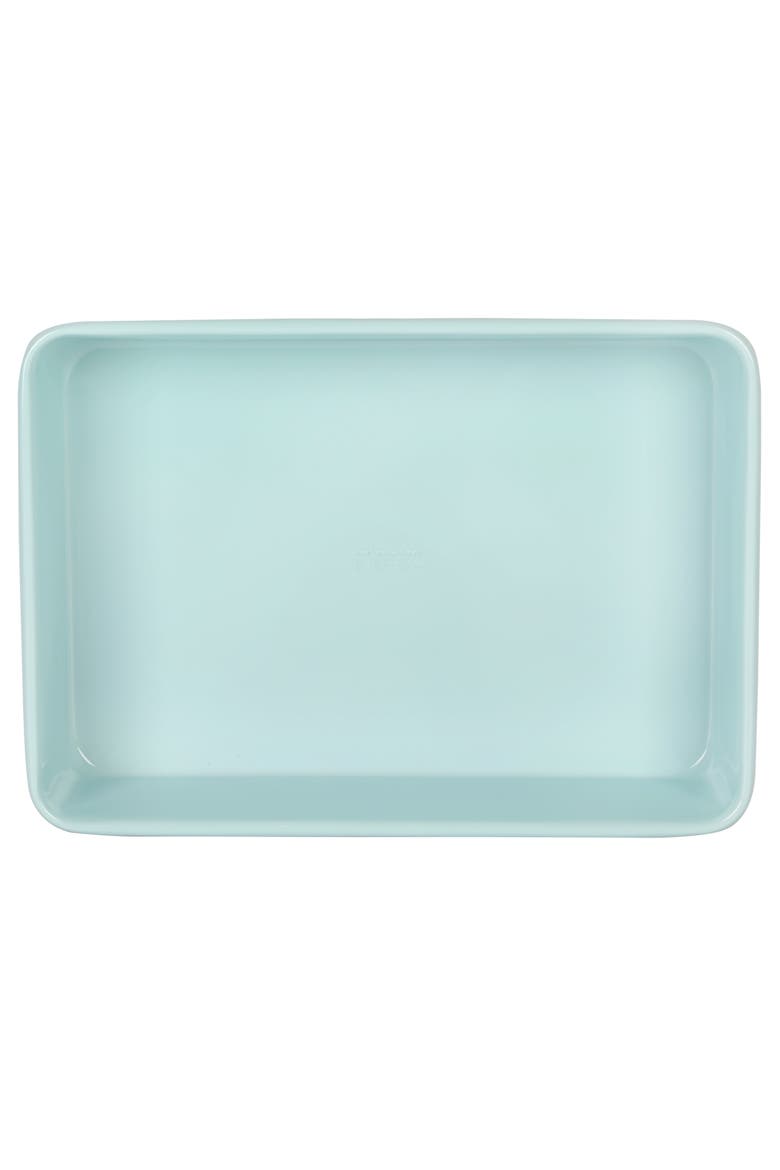 9in x 13in Carbon Steel Nonstick Rectangular Baking Pan, Alternate, color, Turquoise