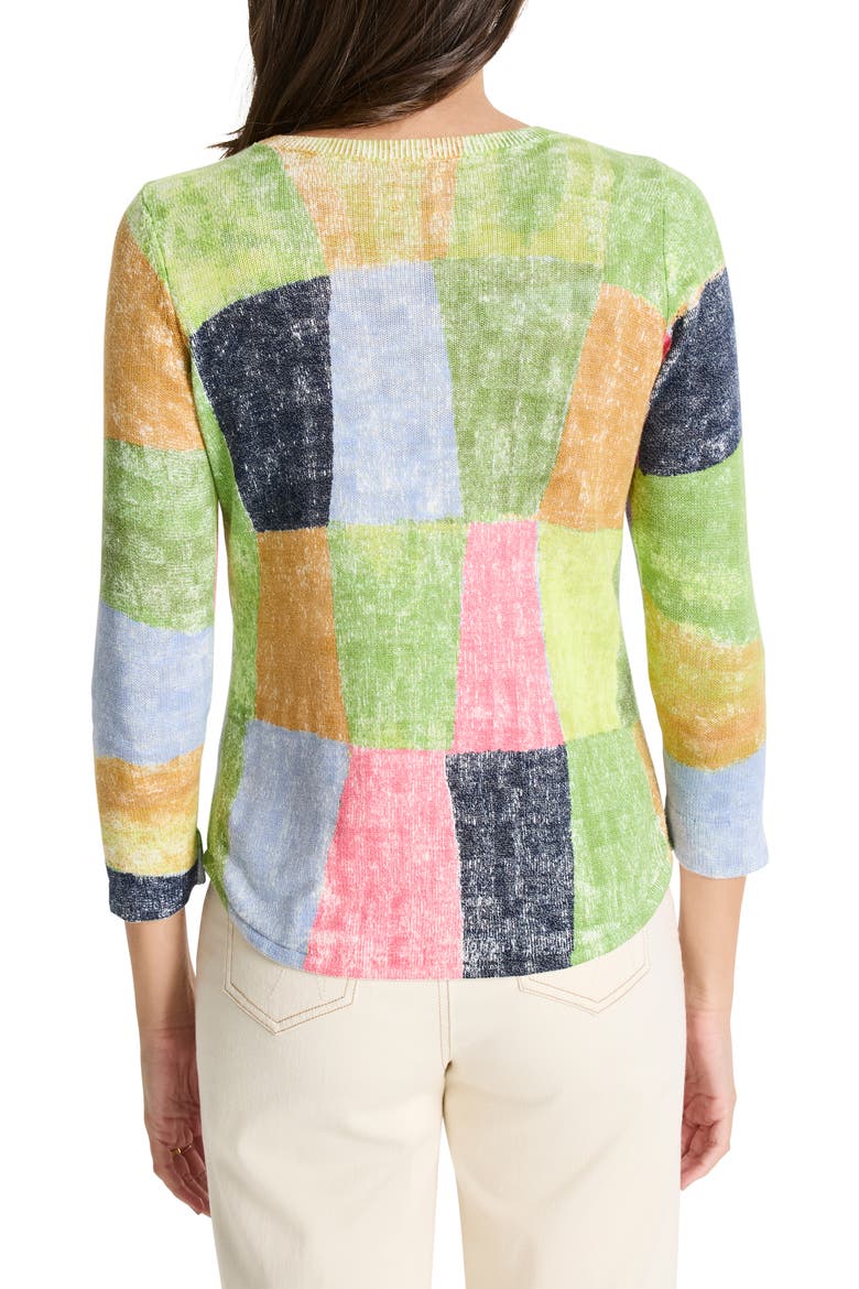 Colorfield Sweater, Alternate, color, GREEN MULTI