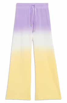 SANDRO Darcy Tie Waist Wide Leg Pants