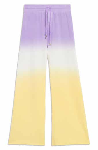 SANDRO Darcy Tie Waist Wide Leg Pants