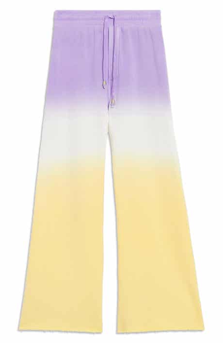 SANDRO Darcy Tie Waist Wide Leg Pants