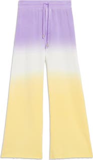 SANDRO Darcy Tie Waist Wide Leg Pants