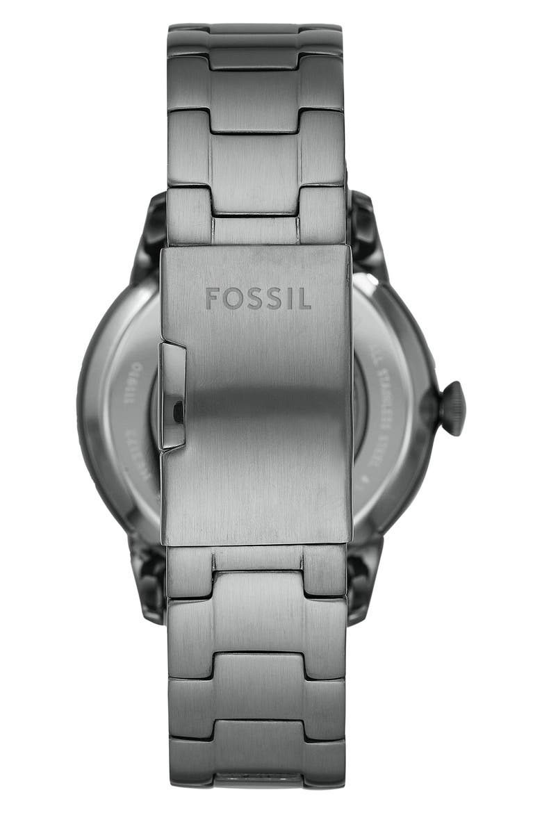 Townsman Automatic Bracelet Watch, 44mm, Alternate, color, GUNMETAL/ BLACK