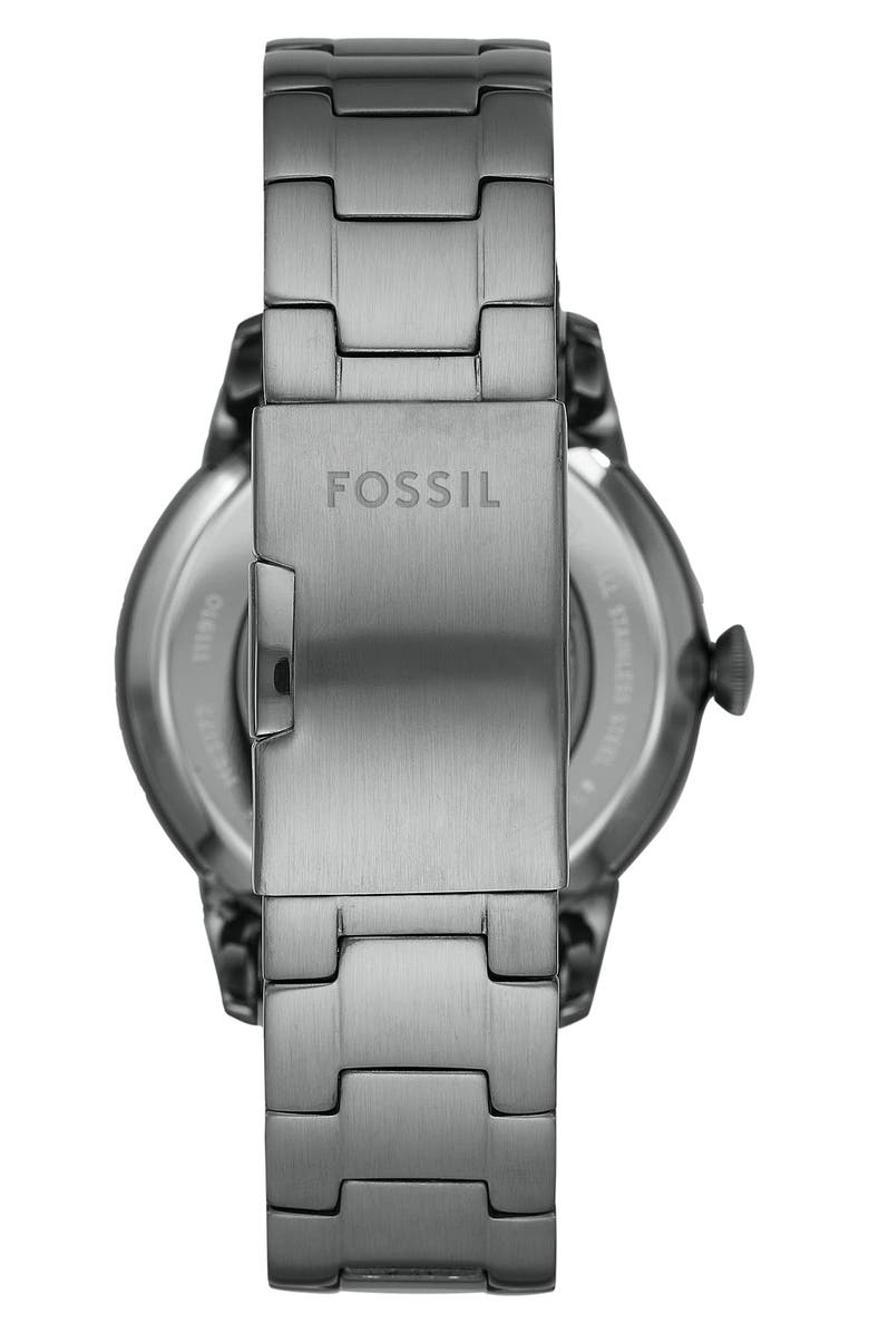 Fossil Townsman Automatic Bracelet Watch, 44mm, Alternate, color,