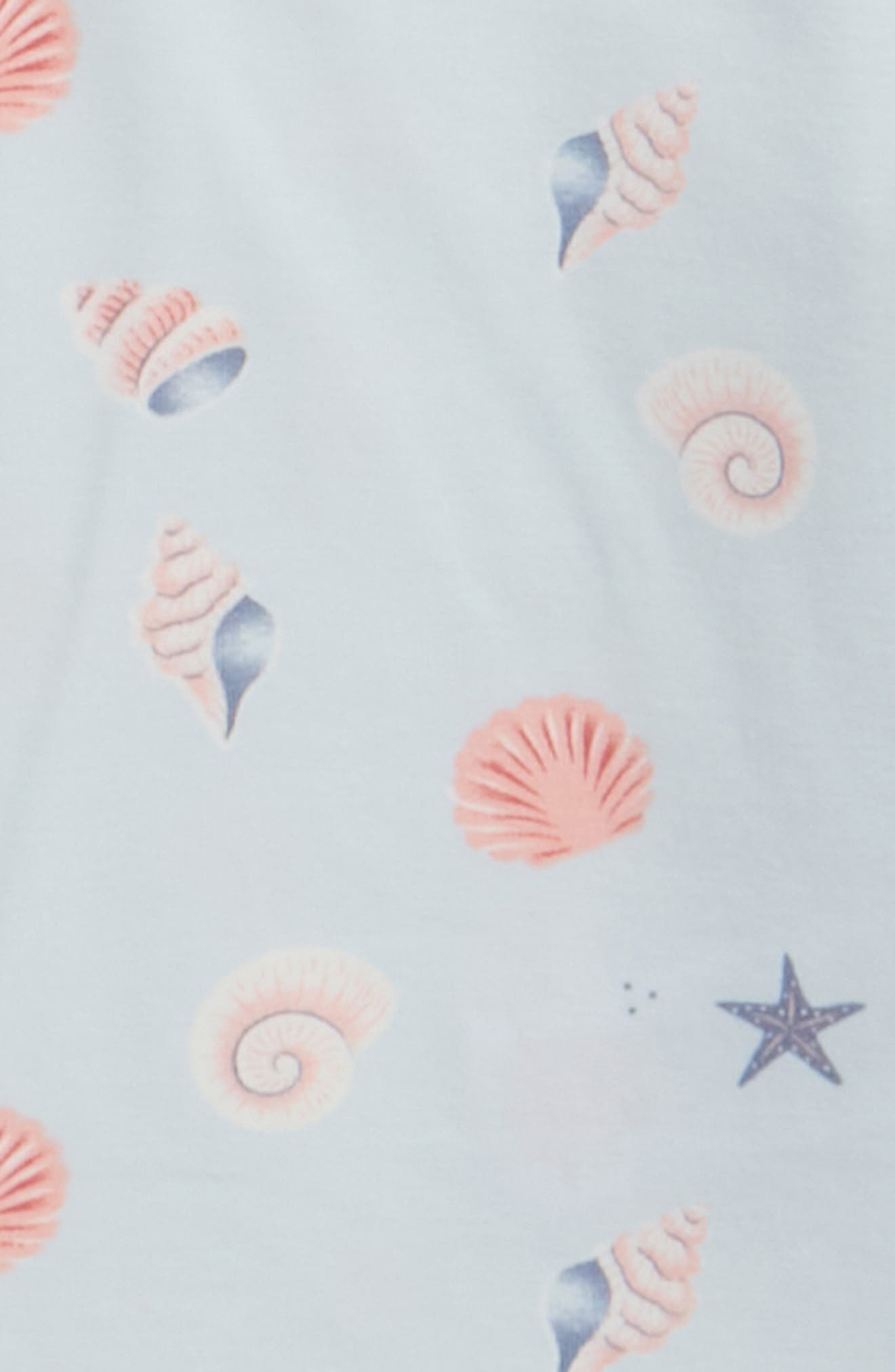 Petit Lem Shell Print Fitted Two-Piece Pajamas | Nordstromrack
