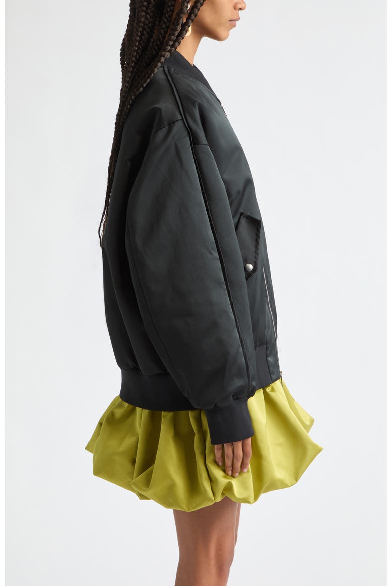 Bomber Jacket, Alternate, color, BLACK
