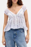 BDG Urban Outfitters Lace Trim Babydoll Top