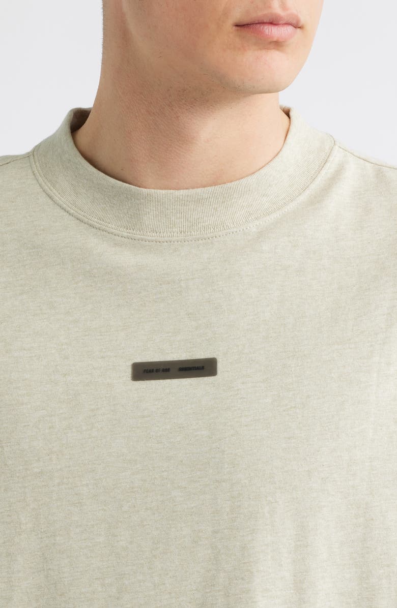 Fear of God Essentials Vintage Fit Logo T-Shirt, Alternate, color, Heather Stone