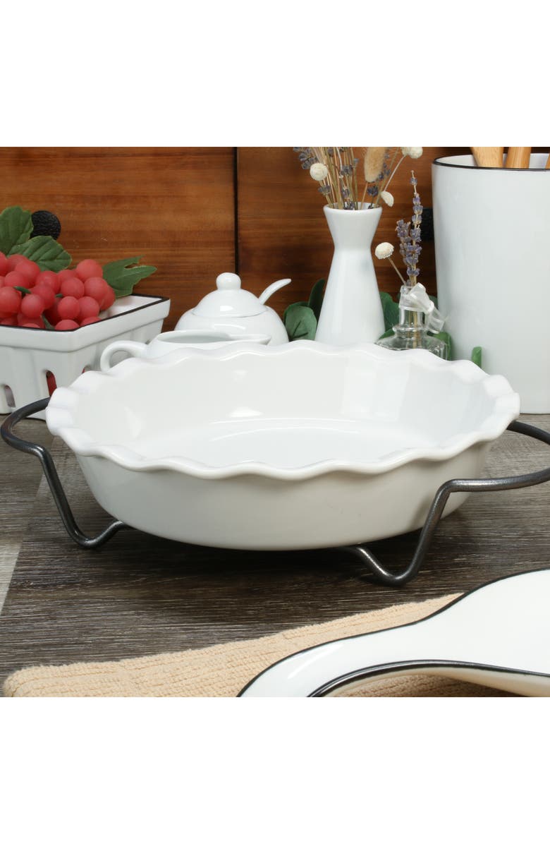 BIA Cordon Bleu Pie Dish & Rack Set, Alternate, color, 