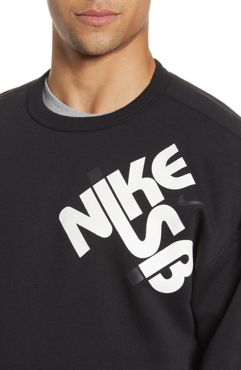 Nike SB Icon Crewneck Sweatshirt, Alternate, color, 