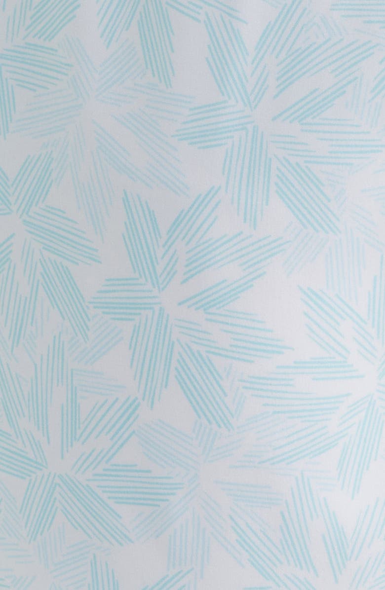 Vintage Summer Print Stretch Volley Shorts, Alternate, color, Aqua