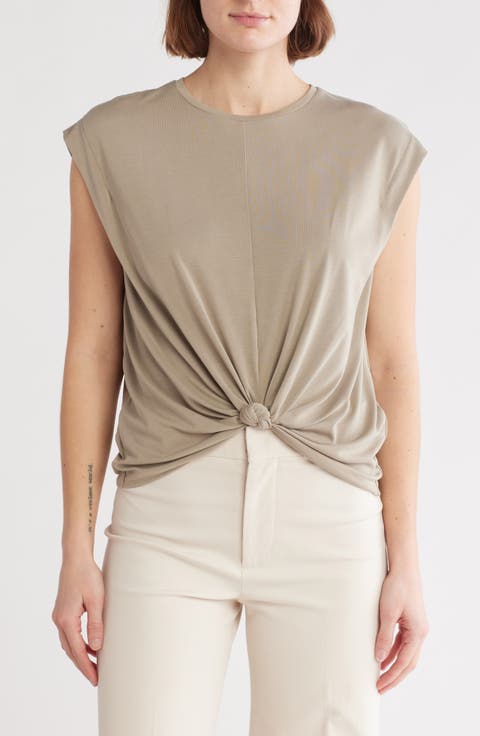 Jenna Knotted Muscle Tee