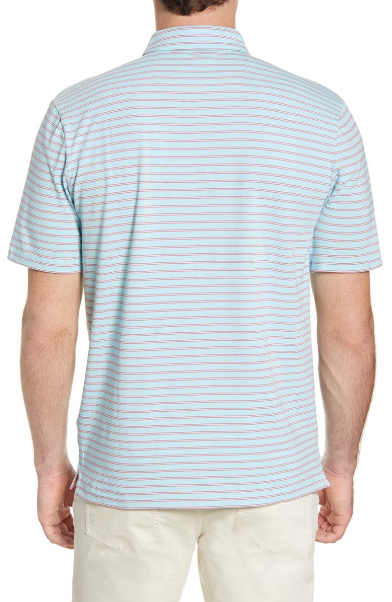 johnnie-O Hangin' Out Marfa Stripe Pocket Polo, Alternate, color, 