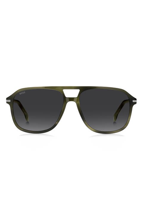 57mm Square Sunglasses