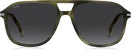 BOSS 57mm Square Sunglasses