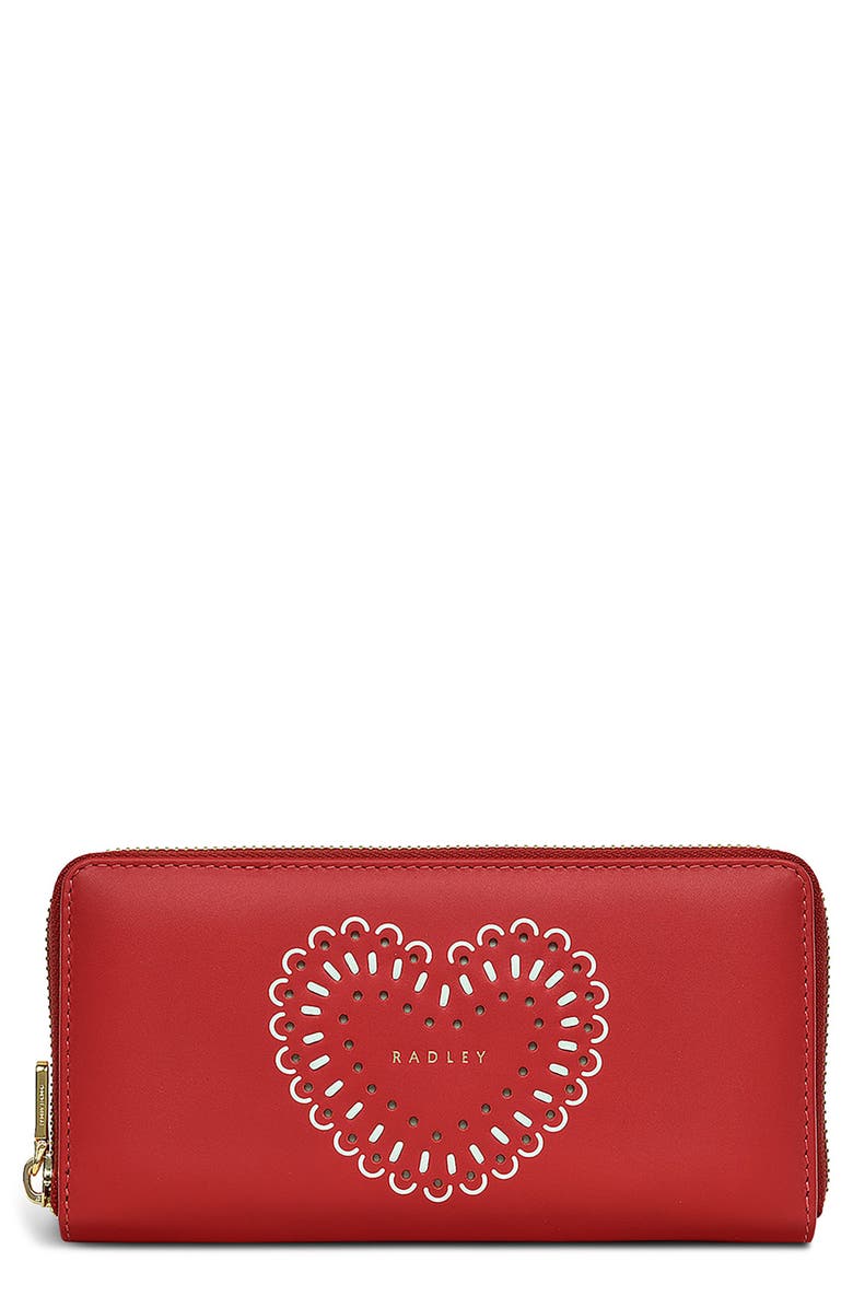 Radley Valentine Leather Wallet, Main, color,