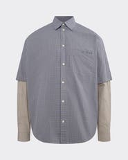 le PÈRE Detached Sleeve Button Down