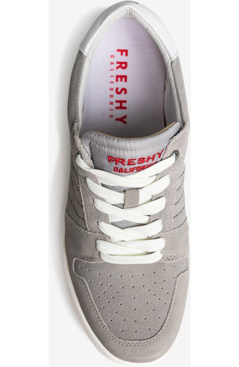 Freshy Kingpin Suede Sneaker, Alternate, color, Grey/White