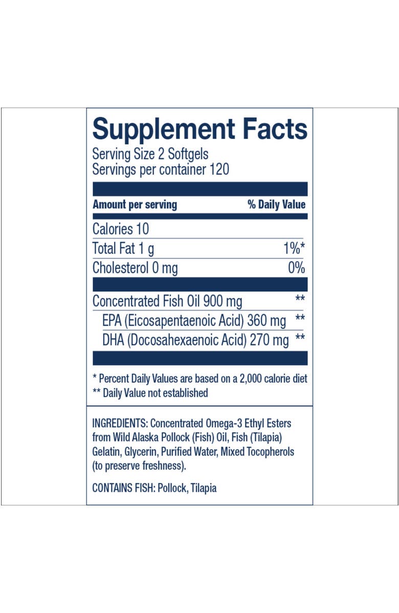 Wiley's Finest Easy Swallow Omega-3 Fish Oil Mini Softgels 240 mini softgels,, Alternate, color, NO COLOR