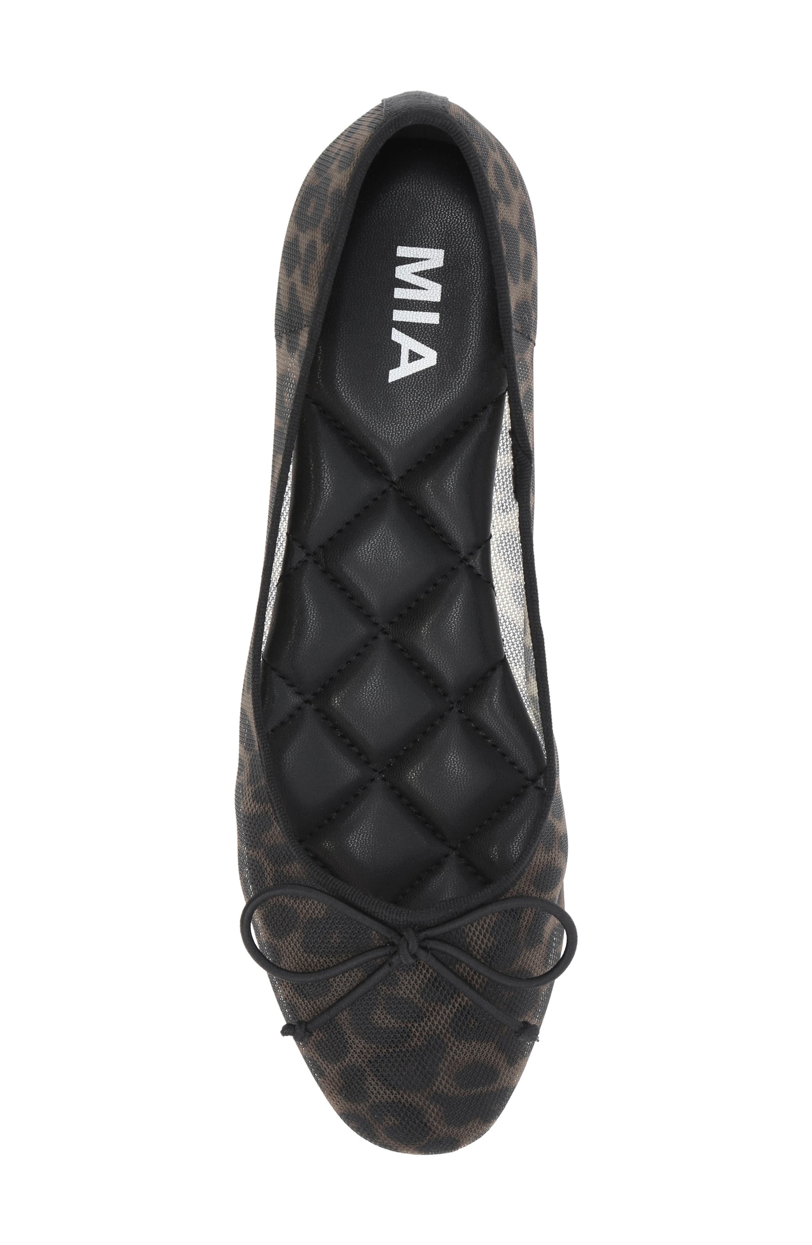 MIA Valtina Mesh Ballet Flat, Alternate, color, Leopard Print