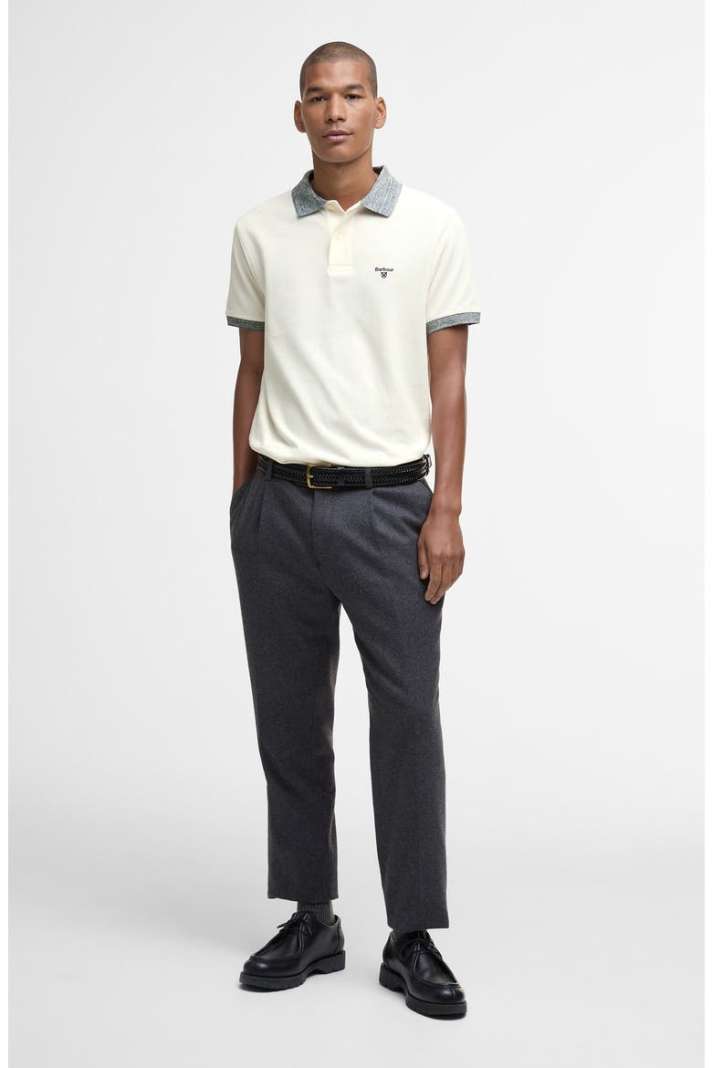 Marlton Tailored Fit Polo, Alternate, color, WHISPER WHITE