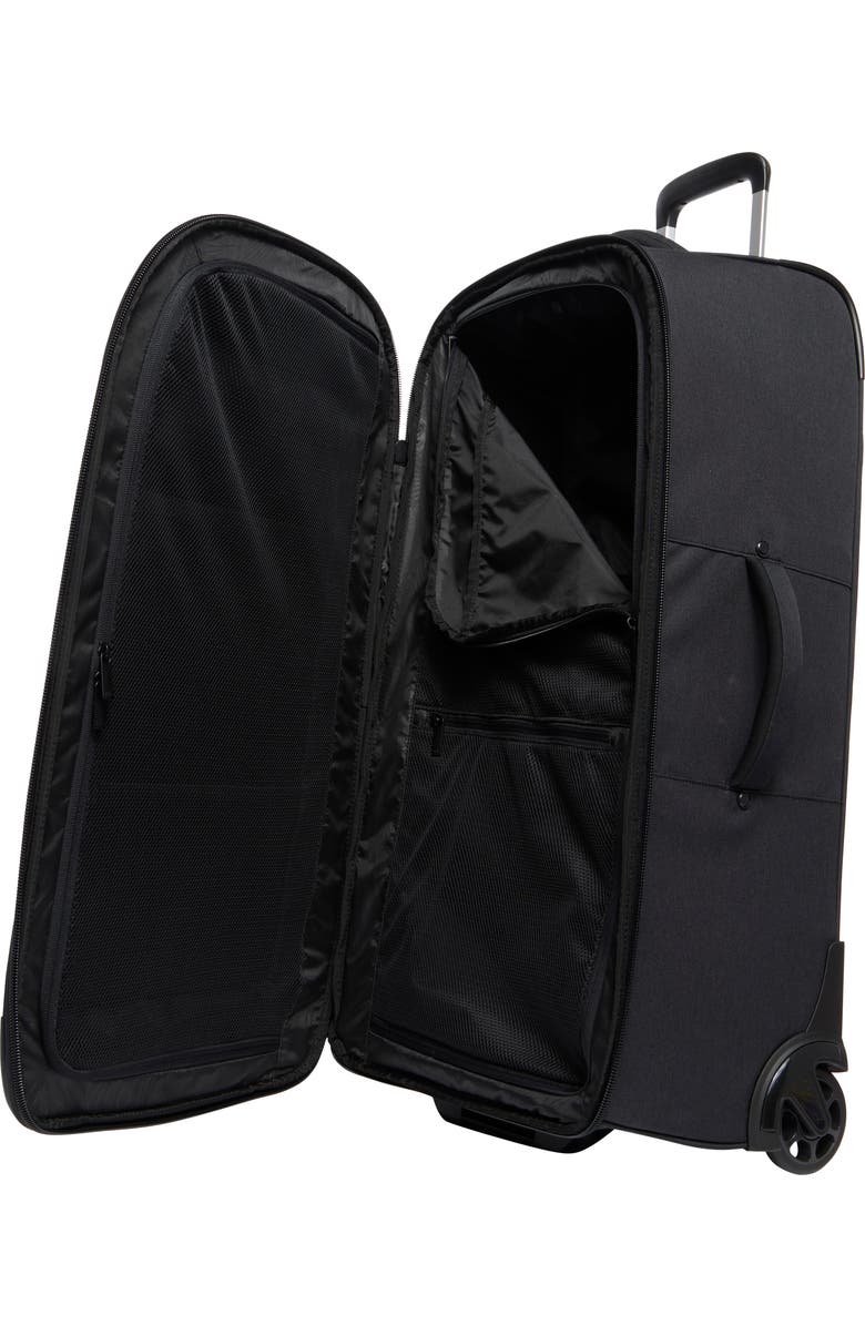 TravisMathew Adventure Travel Roller Carry-On Suitcase, Alternate, color, Black