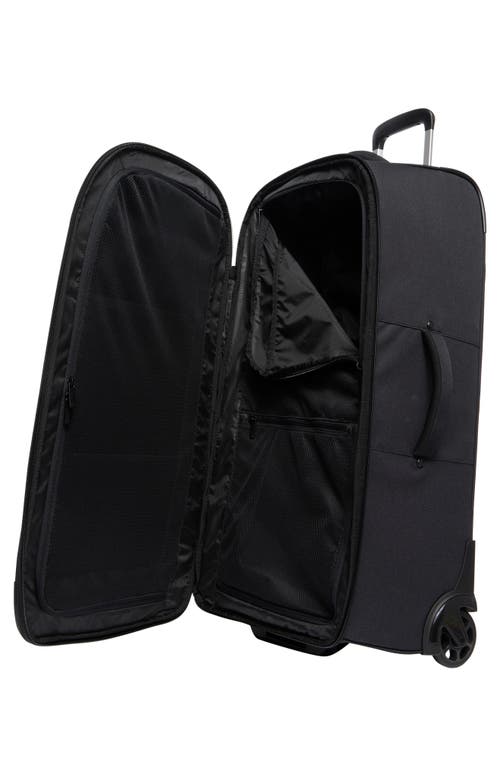 Travismathew Red Adventure Travel Roller Carry-on Suitcase In Black