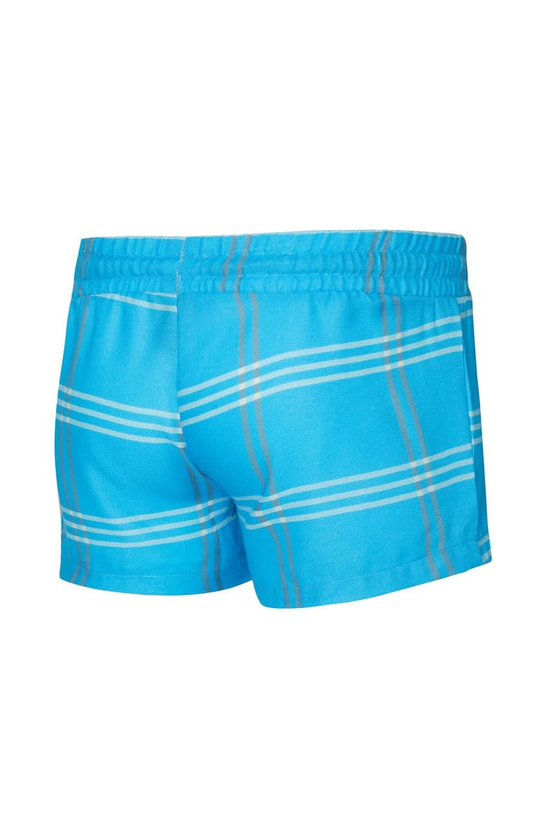 CONCEPTS SPORT Women's Concepts Sport Blue/Gray Carolina Panthers Petition Raglan Long Sleeve T-Shirt and Shorts Set, Alternate, color, Blue