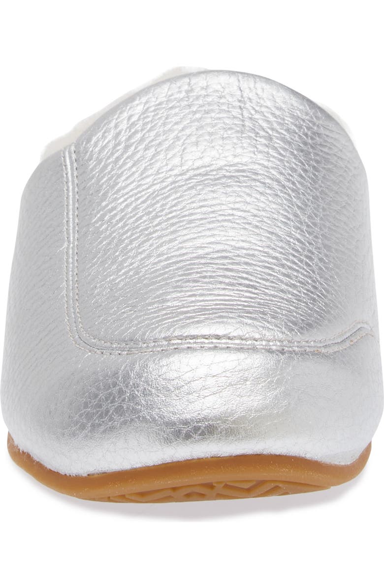 OluKai Konea Genuine Shearling Lined Mule, Alternate, color, Silver/ Silver