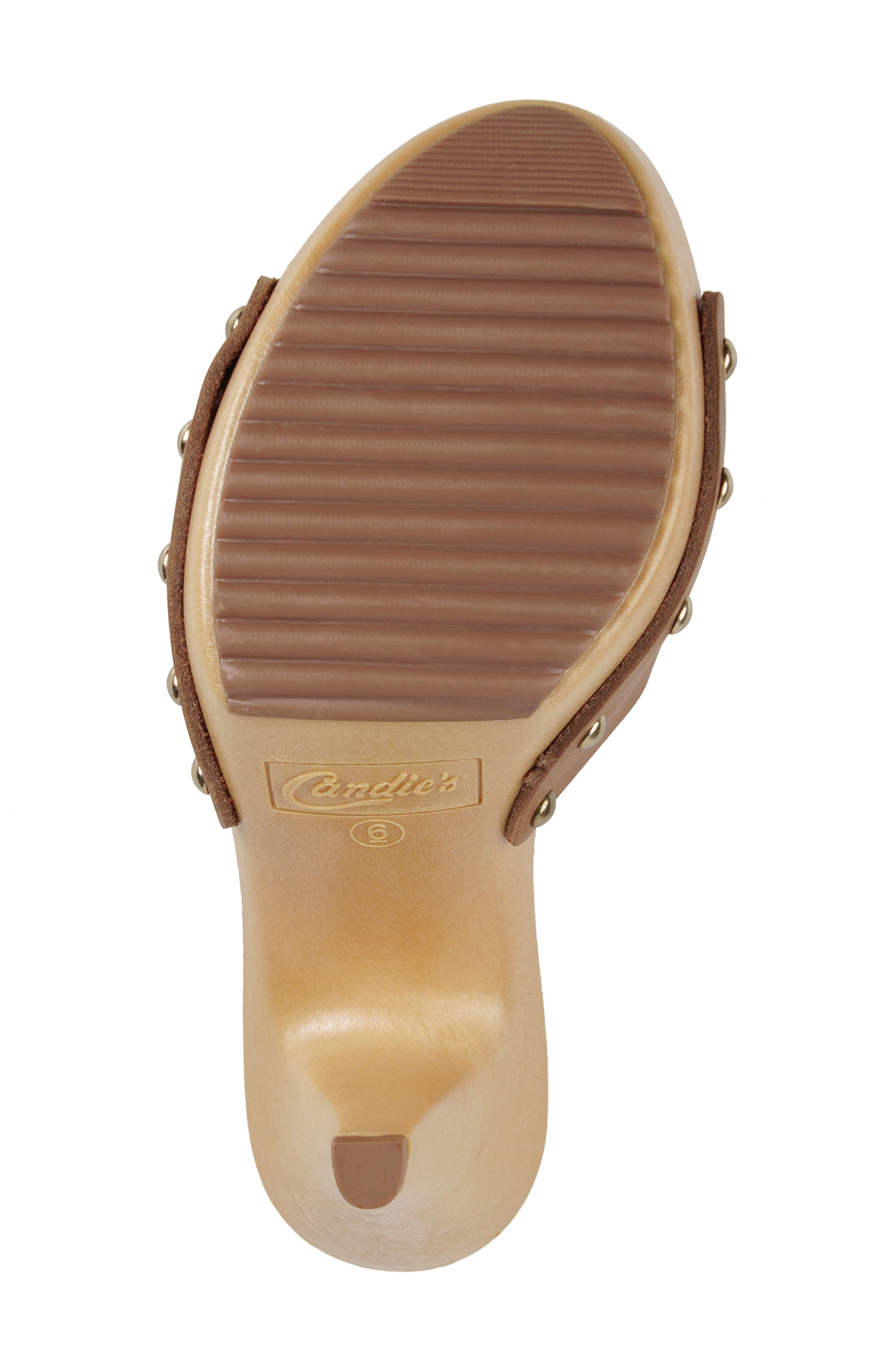 Giulianna Platform Slide Sandal, Alternate, color, TAN LEATHER