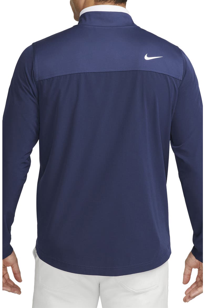 Tour Essential Water-Repellent Golf Jacket, Alternate, color, MIDNIGHT NAVY/ WHITE