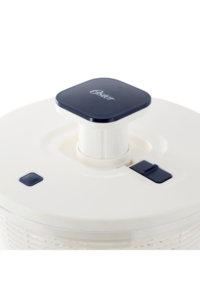 Hunterdale 6.3 Quart Plastic Salad Spinner in White, Alternate, color, White