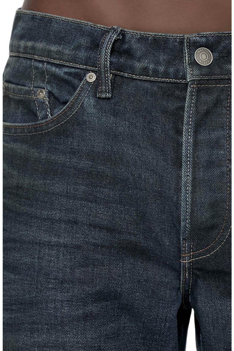 Slim Straight Leg Jeans, Alternate, color, TINTED DARK INDIGO
