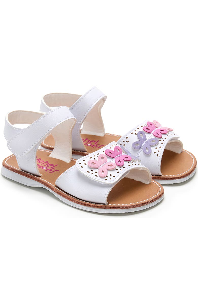 RACHEL SHOES Butterfly Sandal, Main, color, White / Multi