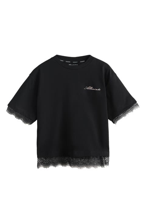 Kids' Underground Lace Hem Graphic T-Shirt