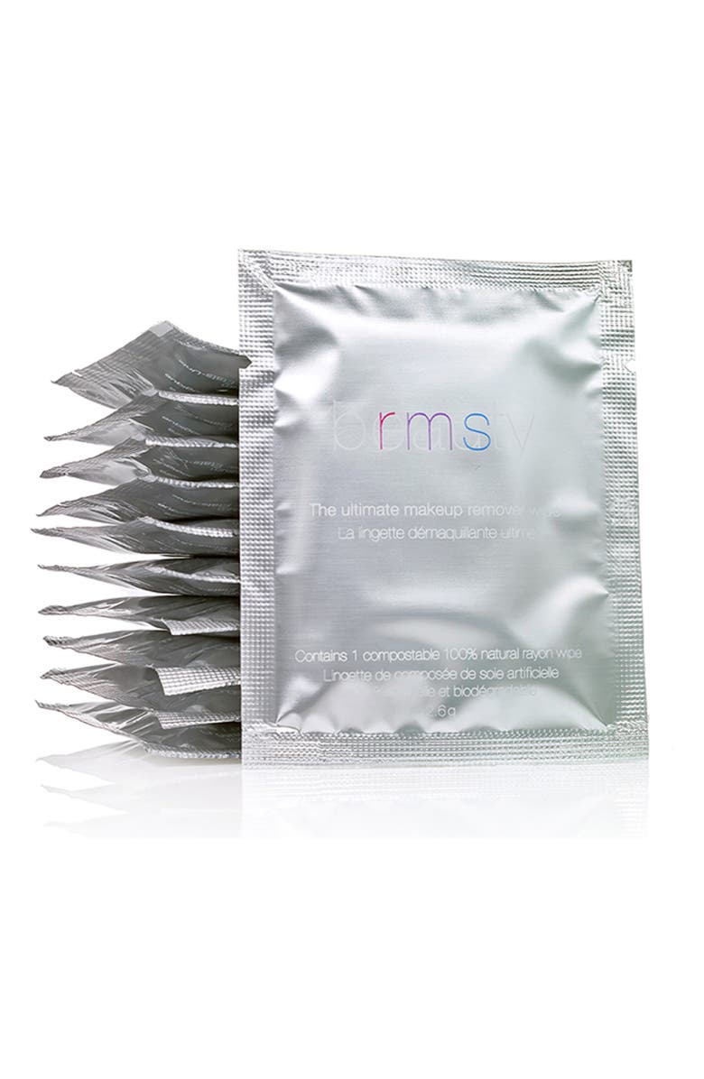 RMS Beauty Ultimate Makeup Remover Wipes, Alternate, color, 