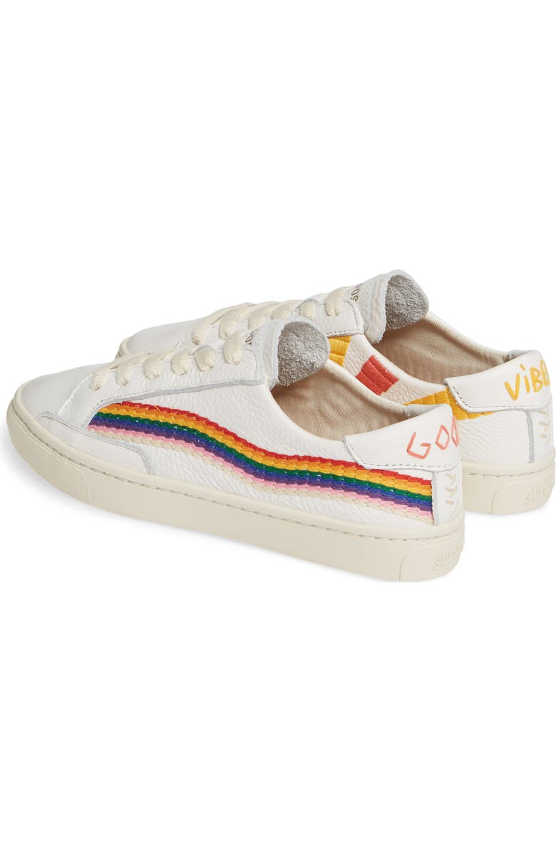 Soludos Rainbow Wave Sneaker, Alternate, color,
