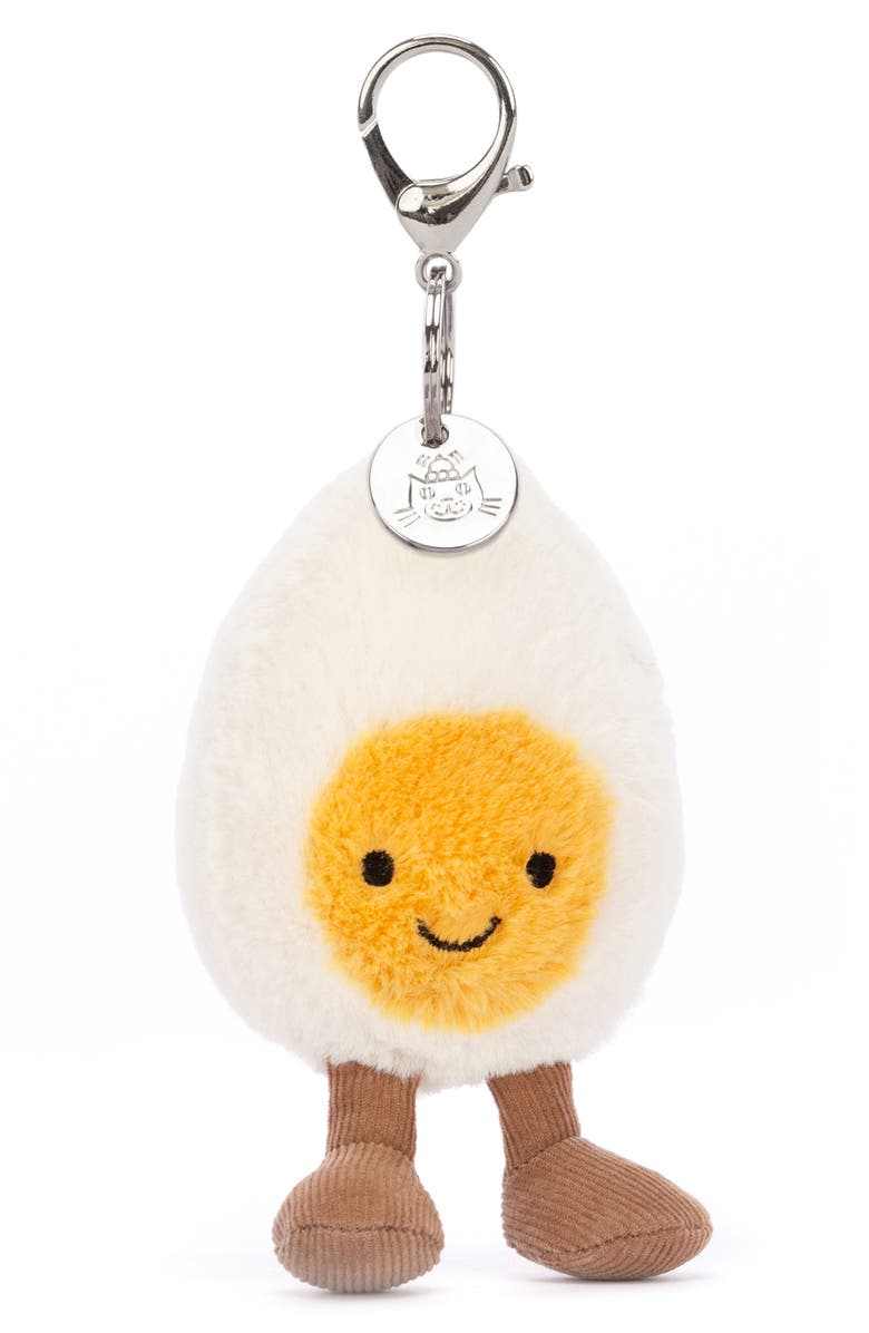 Jellycat Amuseable Happy Boiled Egg Bag Charm, Main, color, 