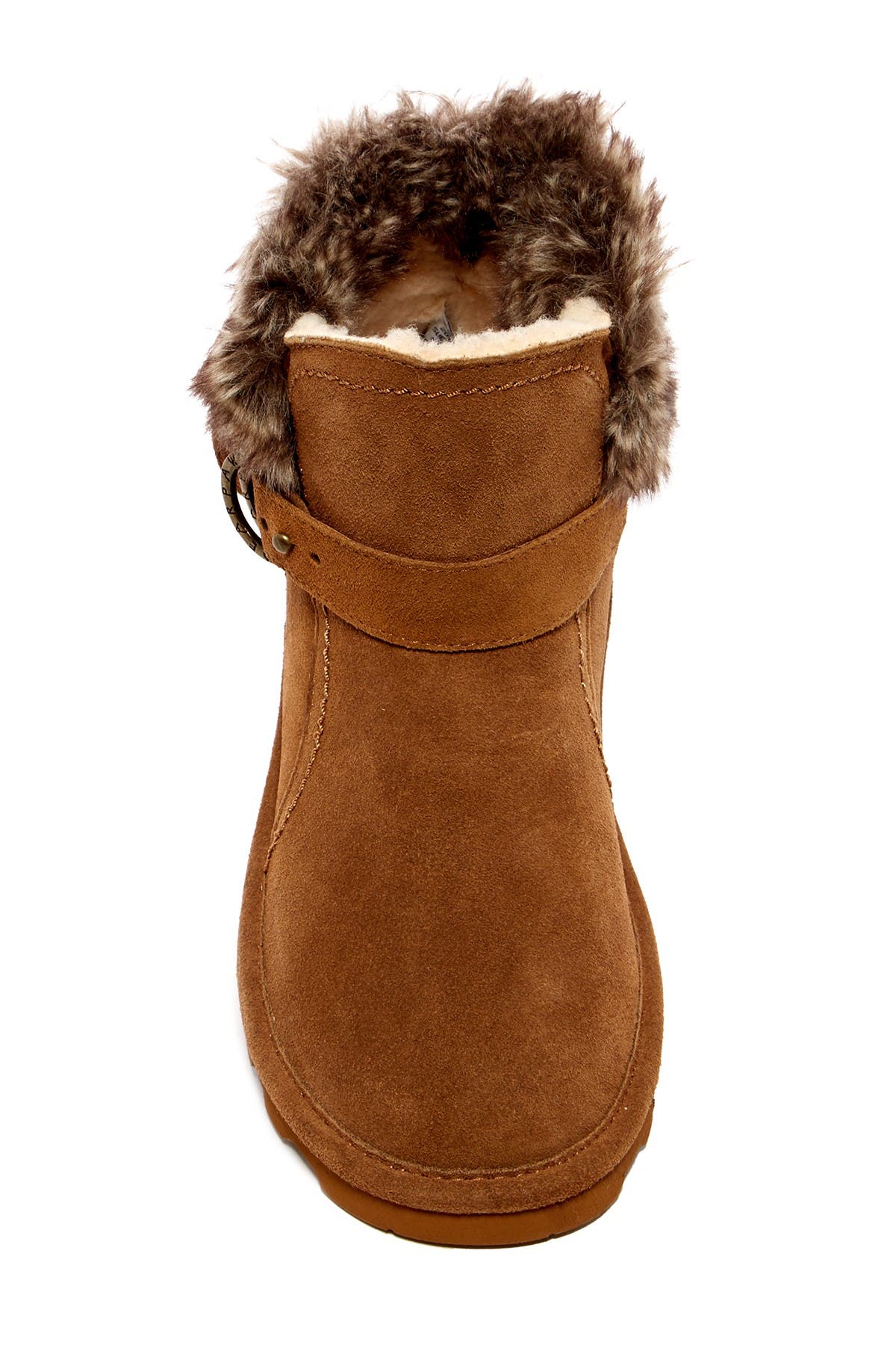 BEARPAW Koko Genuine Shearling Waterproof Boot, Alternate, color, Hickory Ii