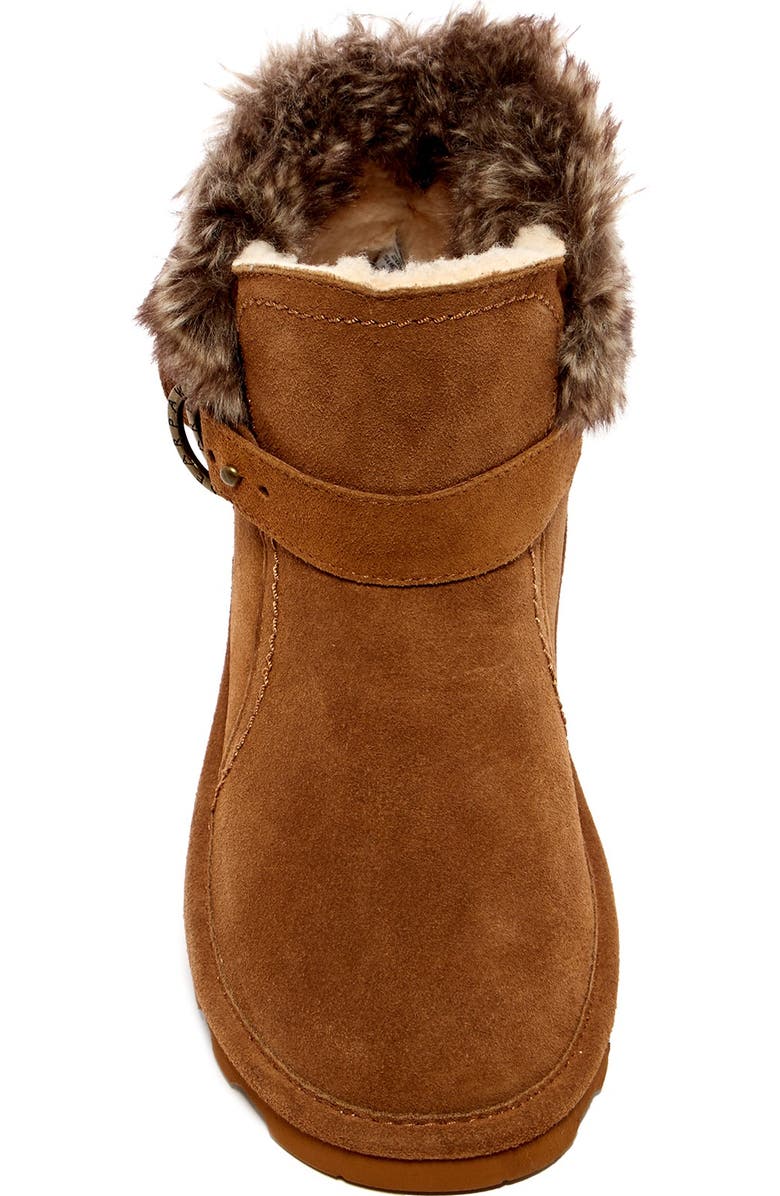 BEARPAW Koko Genuine Shearling Waterproof Boot, Alternate, color, Hickory Ii
