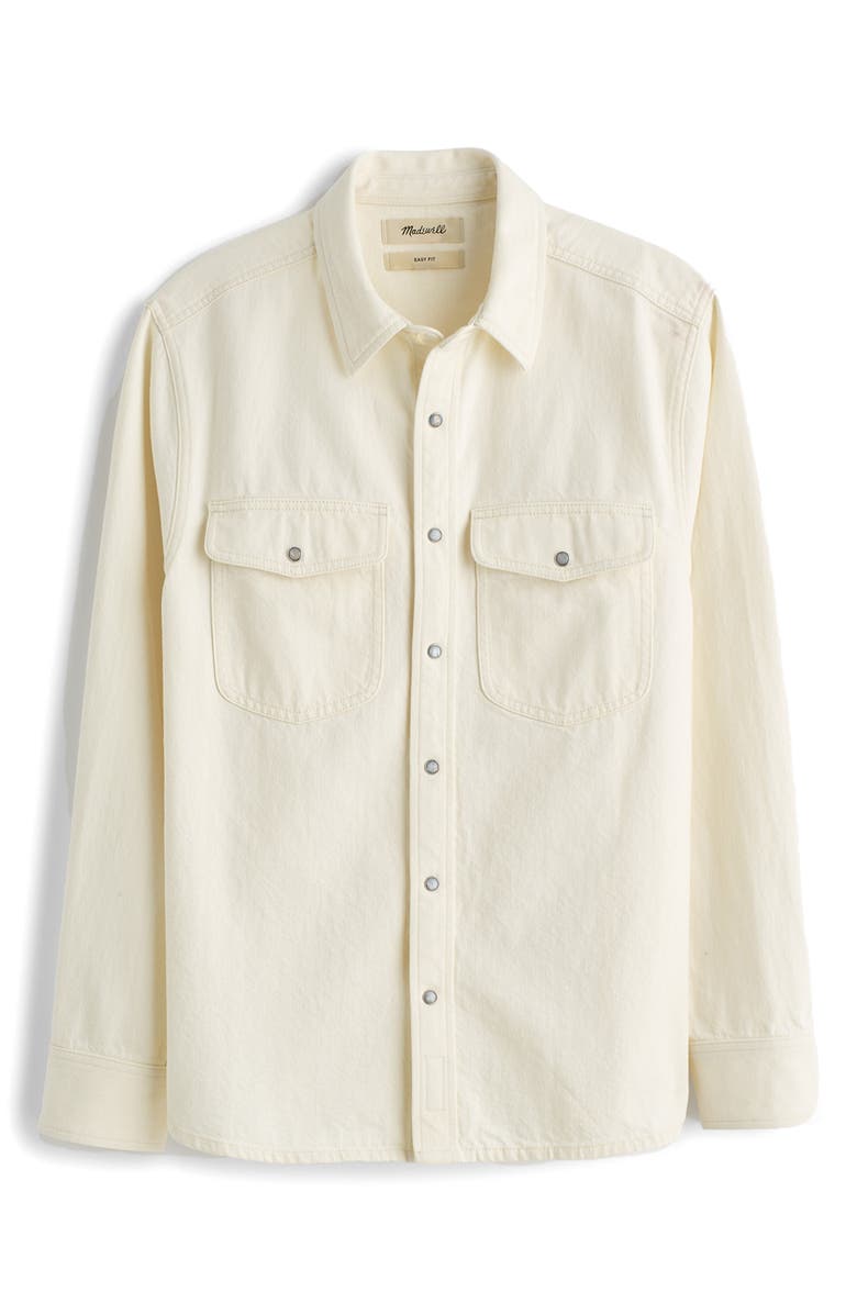 Madewell Easy Denim Western Snap-Up Shirt, Alternate, color, 