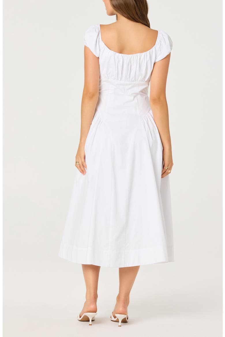 Adilene Cap Sleeve Midi Dress (Women) | Nordstrom