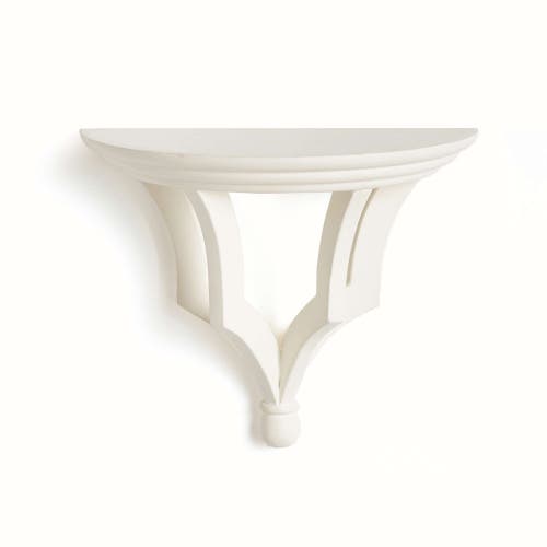 Napa Home & Garden Bennett Antique White Floating Wall Shelf
