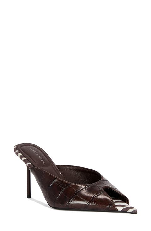Montserrat Peep Toe Mule