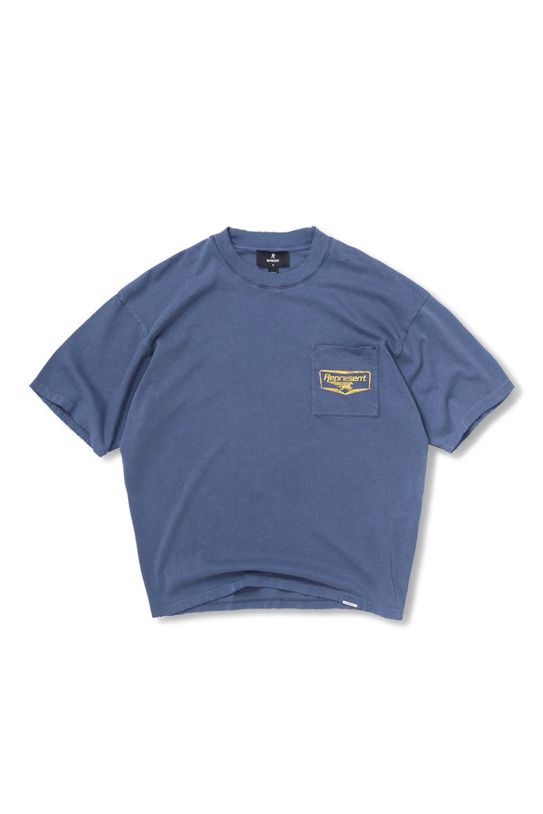 Nothing Faster Cotton T-Shirt, Alternate, color, INDIGO